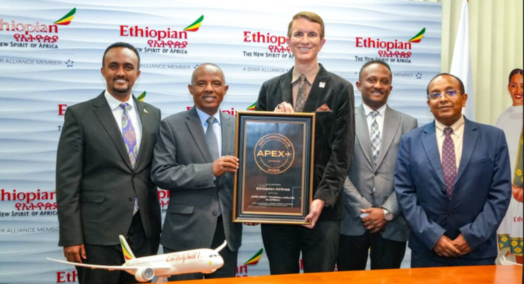 Ethiopian Airlines Receives APEX Best Airline in Africa Award