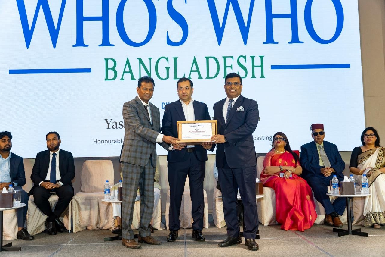 Md. Shakawath Hossain honored with Who’s Who Bangladesh Award 2026