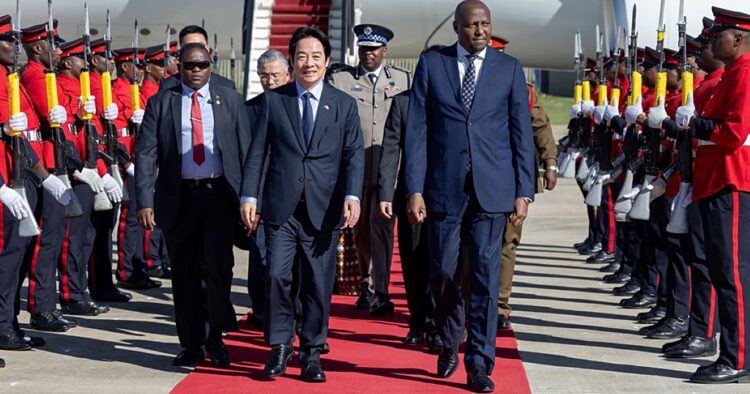 Taiwan’s Lai makes Eswatini visit despite travel disruption