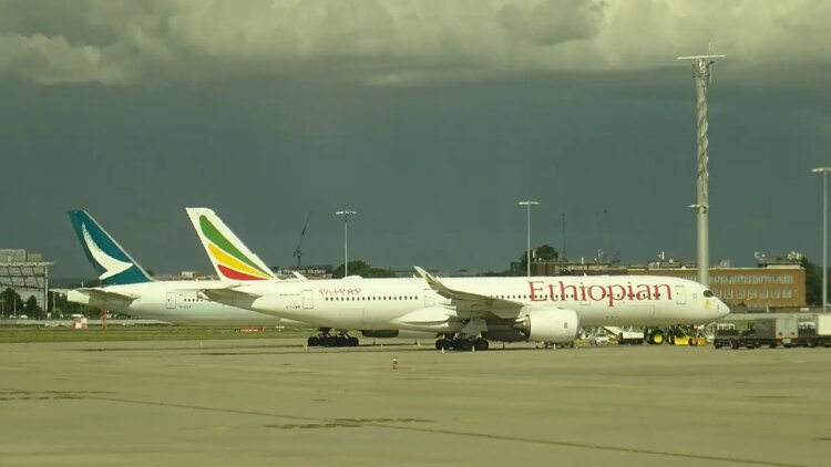 Ethiopian Airlines a-350 Londres