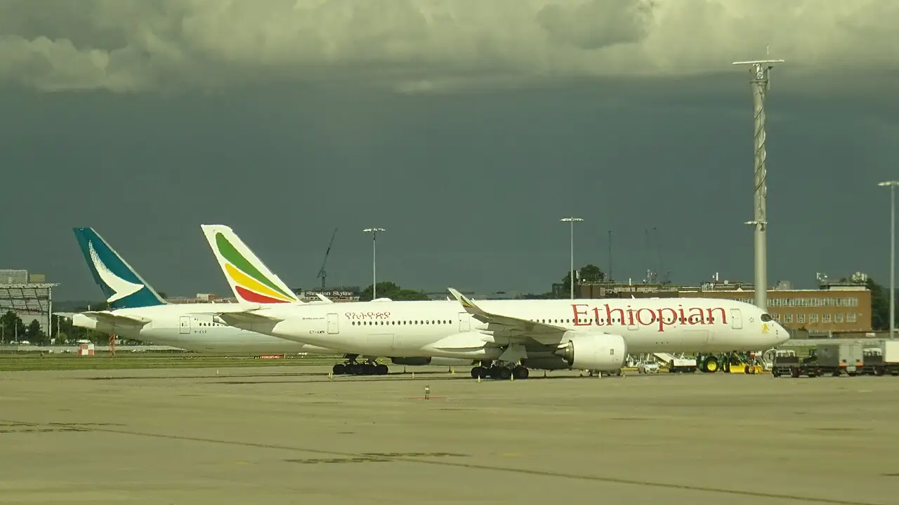 Ethiopian Airlines a-350 Londres