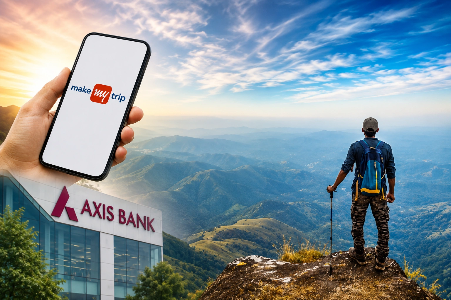 MakeMyTrip, Axis Bank Launch New Travel Benefits Through March 2027