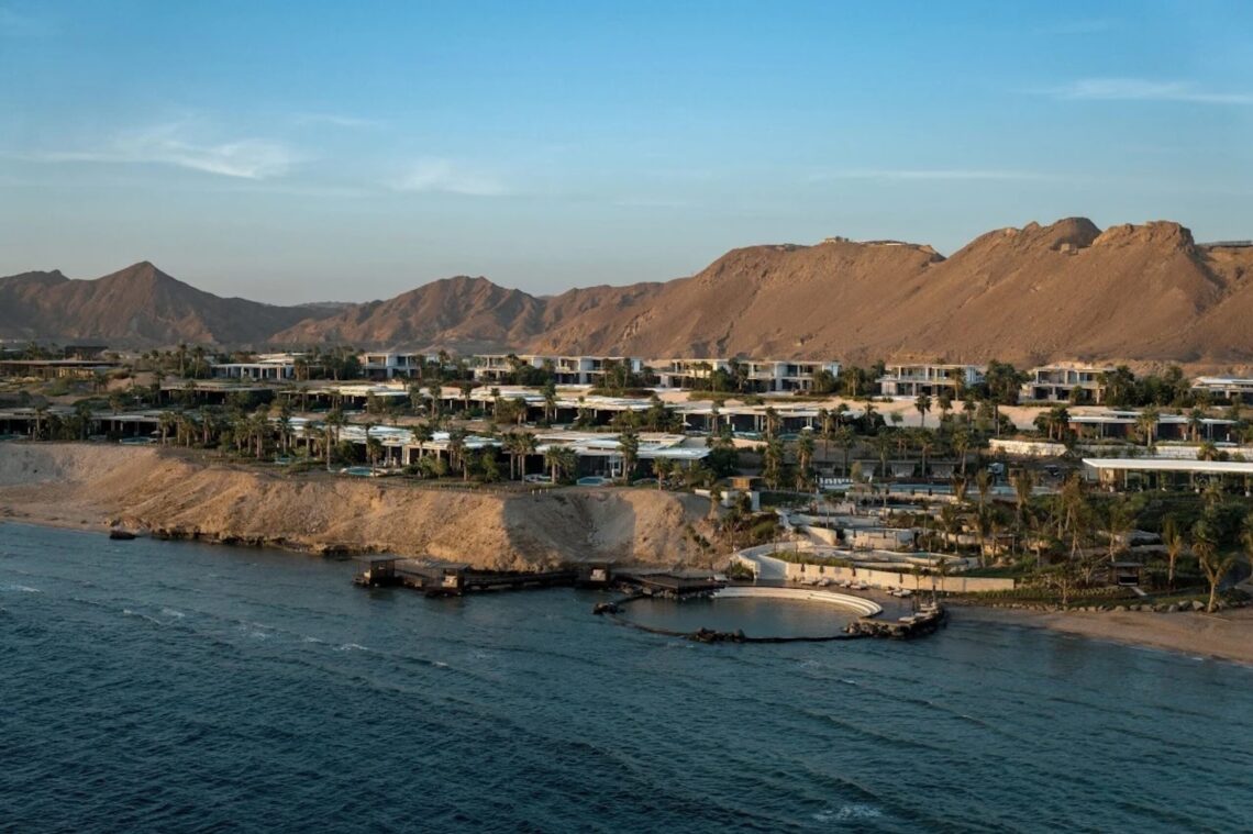 The 110-key Rosewood Amaala spans 40 hectares and includes pavilions, suites and villas