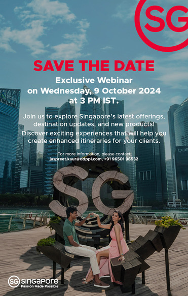 Join an exclusive webinar today at 3 pm by Singapore Tourism Board on their latest offerings