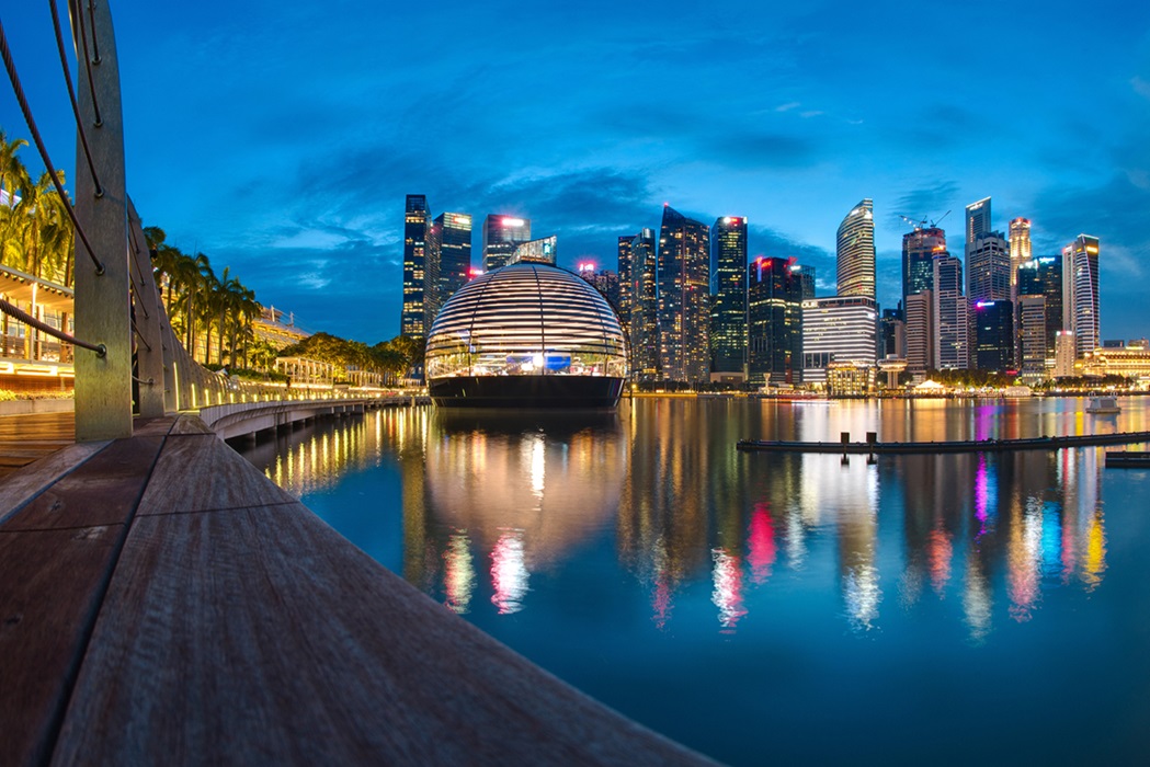 Singapore is a popular tourist destination.