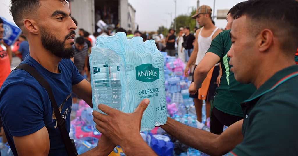 Volunteers in Algeria moblise to support families displaced by wildfires