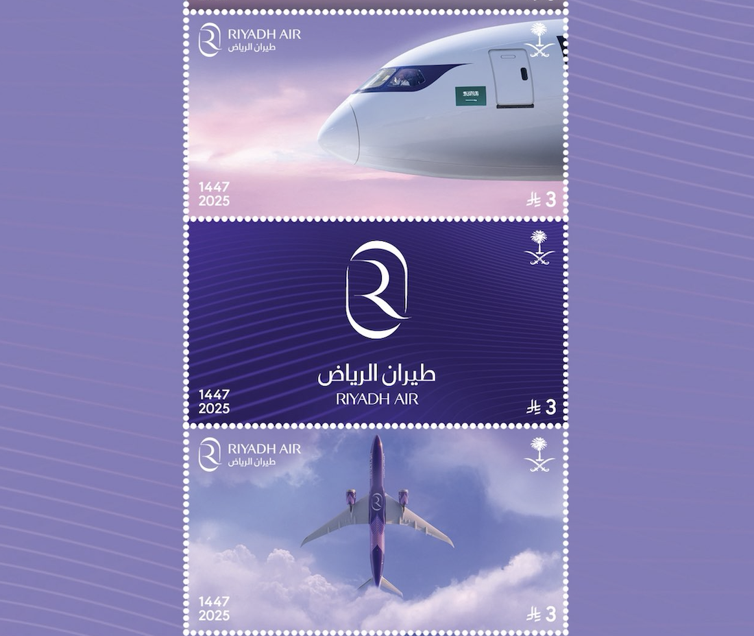 Saudi Post issues commemorative stamps for Riyadh Air
